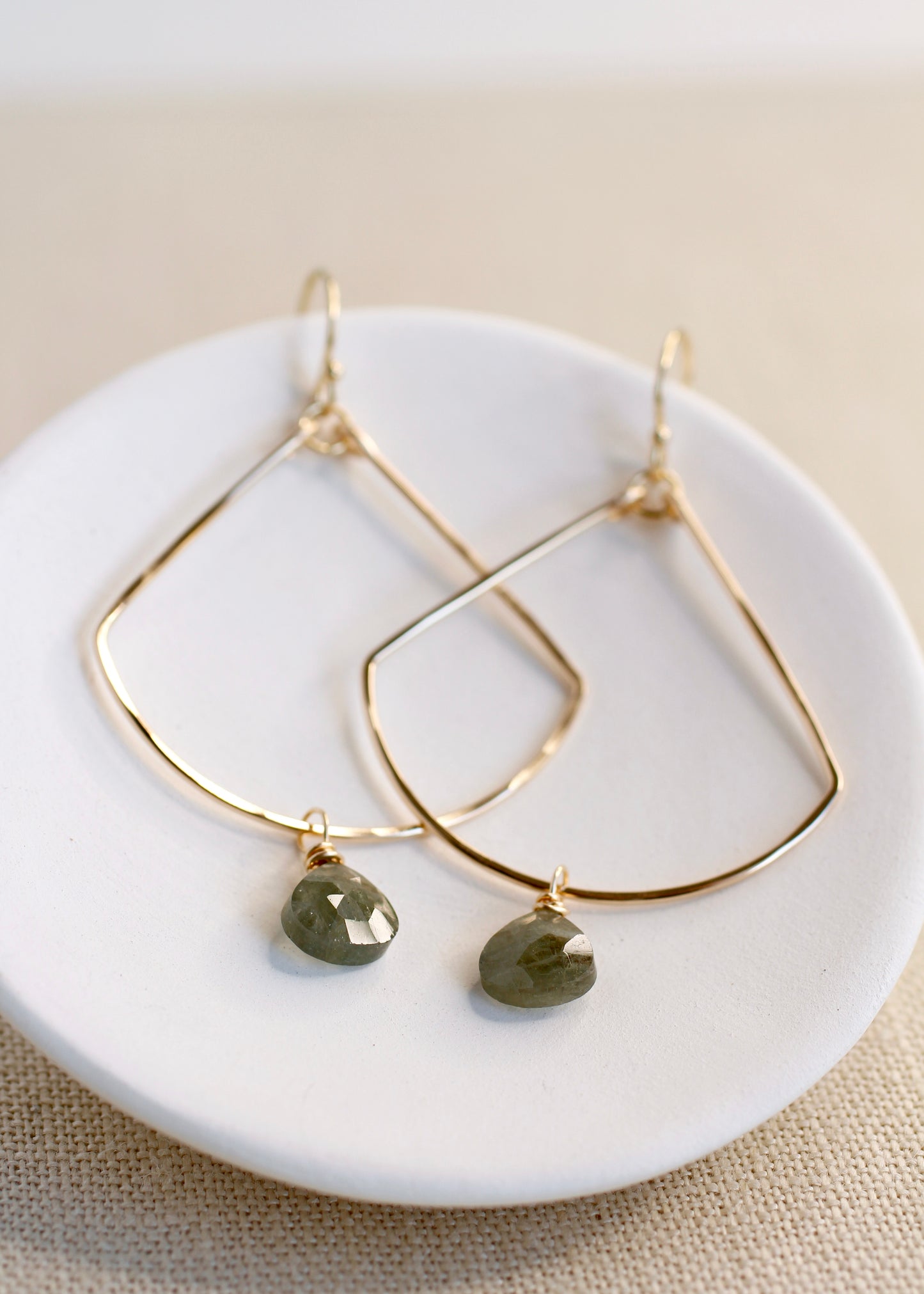 MOSS AQUAMARINE EARRINGS