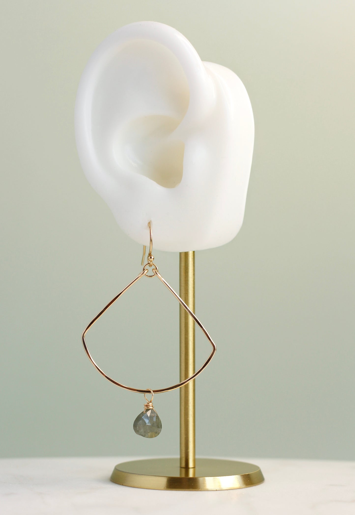 MOSS AQUAMARINE EARRINGS