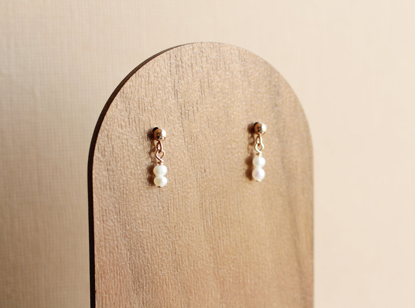 PEARL DROP STUDS