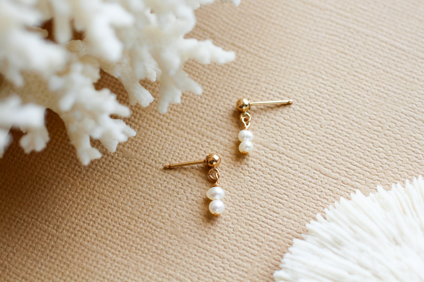 PEARL DROP STUDS