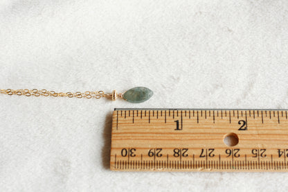 MOSS AQUAMARINE NECKLACE