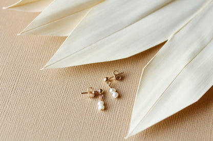 PEARL DROP STUDS