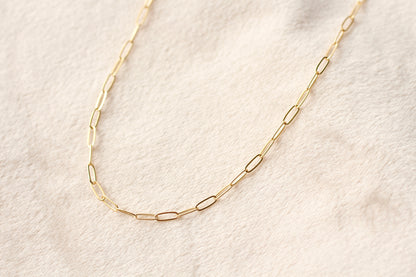 PAPERCLIP CHAIN NECKLACE